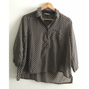 SOLD American Eagle Floral Chiffon top